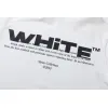 Off - White White Hoodie With Bold Back Text And Brand Story Print #A54453