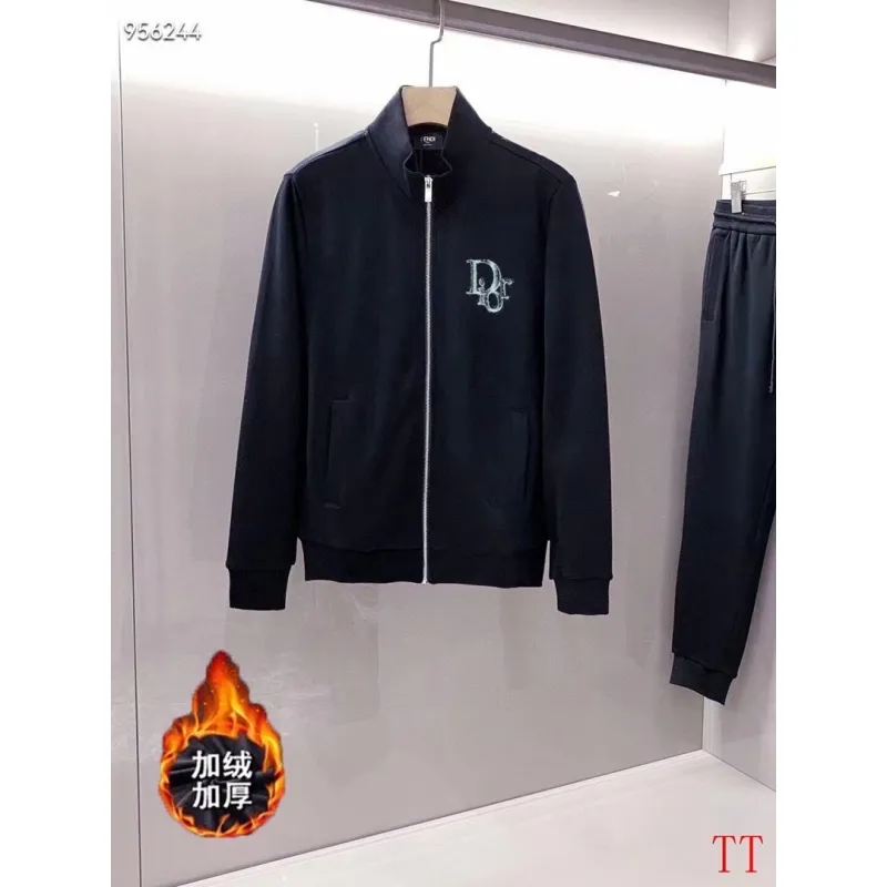 D-ior tracksuits for D-ior Short Tracksuits for men Fleece-lined and thickened #A58015