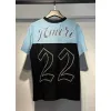 Amiri Red and Black Number 22 Mesh Jersey and Shorts Two Piece Set for Men #A54243