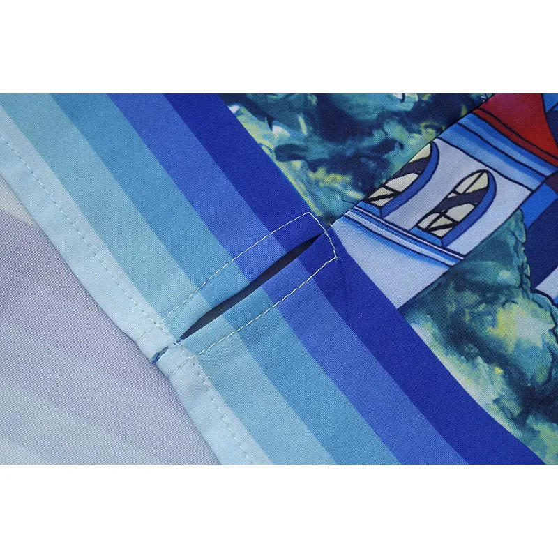 Casablanca Blue The Night View Shirt #A53889