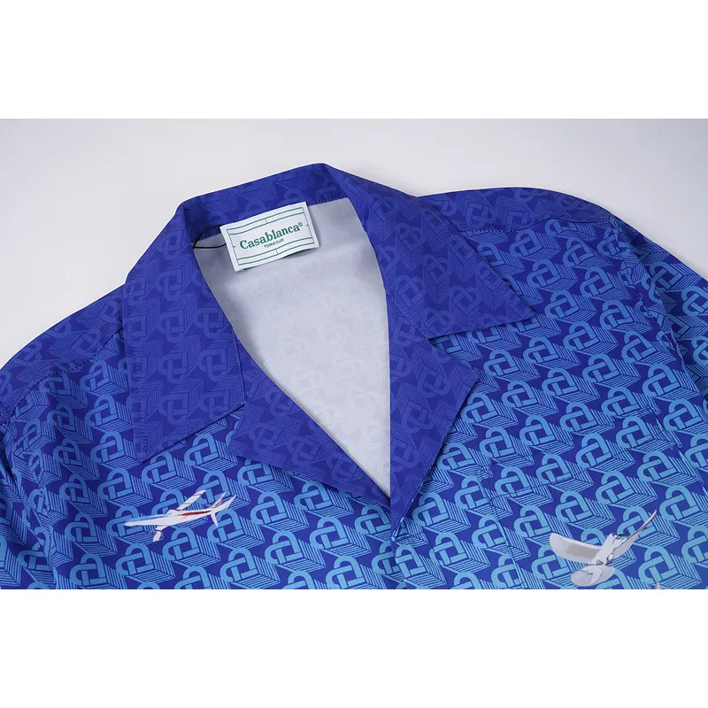 Casablanca Blue The Night View Shirt #A53889