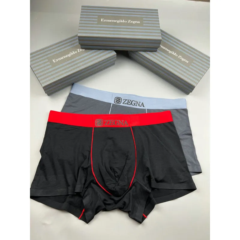 ZEGNA Underwears for Men Soft skin-friendly light and breathable (4PCS)  #A37465