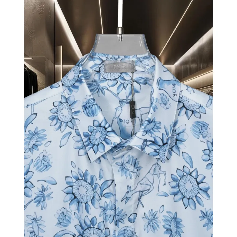 D-ior shirts for D-ior Short-sleeved shirts for men #A51489