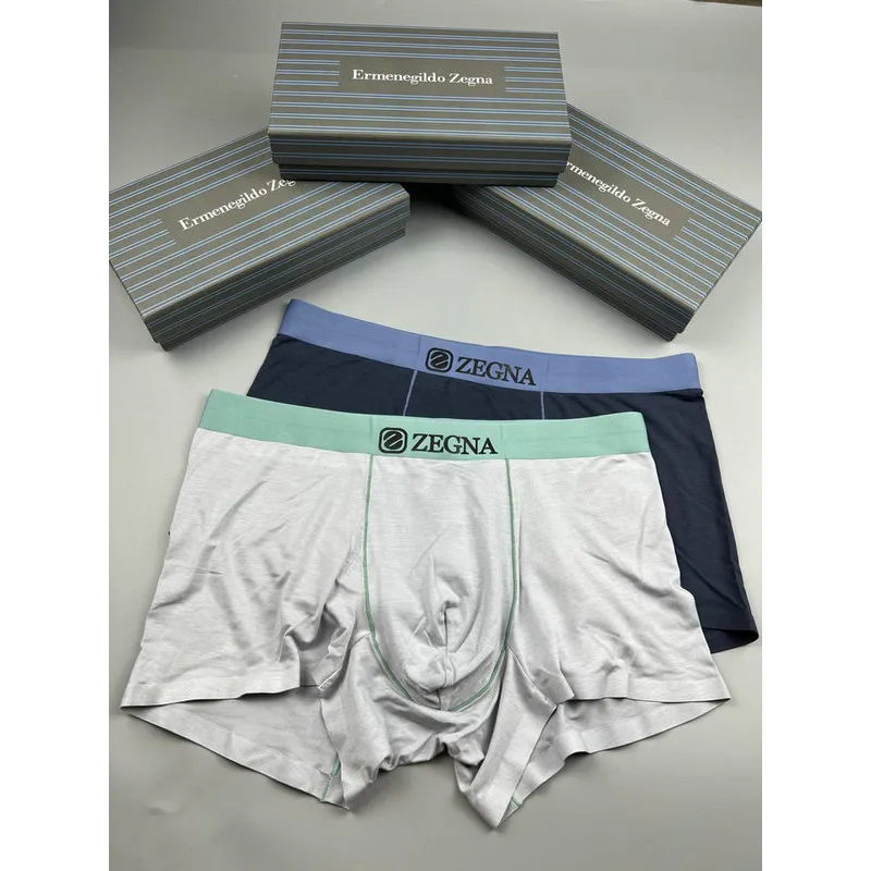ZEGNA Underwears for Men Soft skin-friendly light and breathable (4PCS)  #A37465