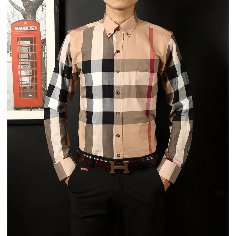 Burberry AAA+ Long-Sleeved Shirts for men #817280