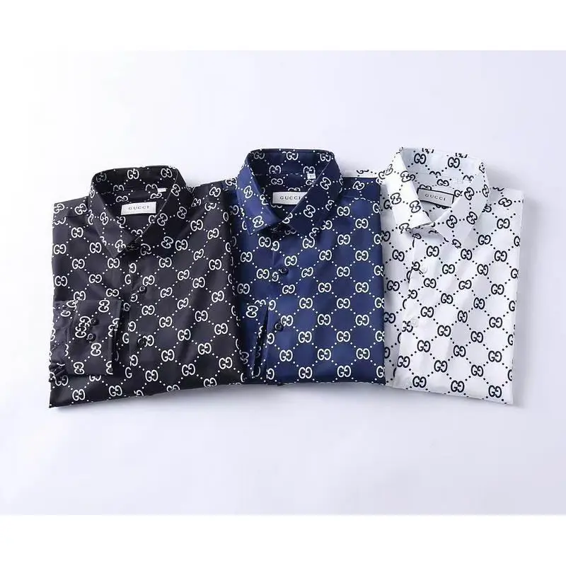 Gucci shirts for Gucci long-sleeved shirts for men #A50920