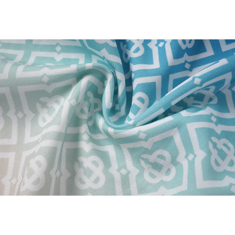 Casablanca Shirts Jacquard Gradient Long Sleeve Silk Shirt #A53731
