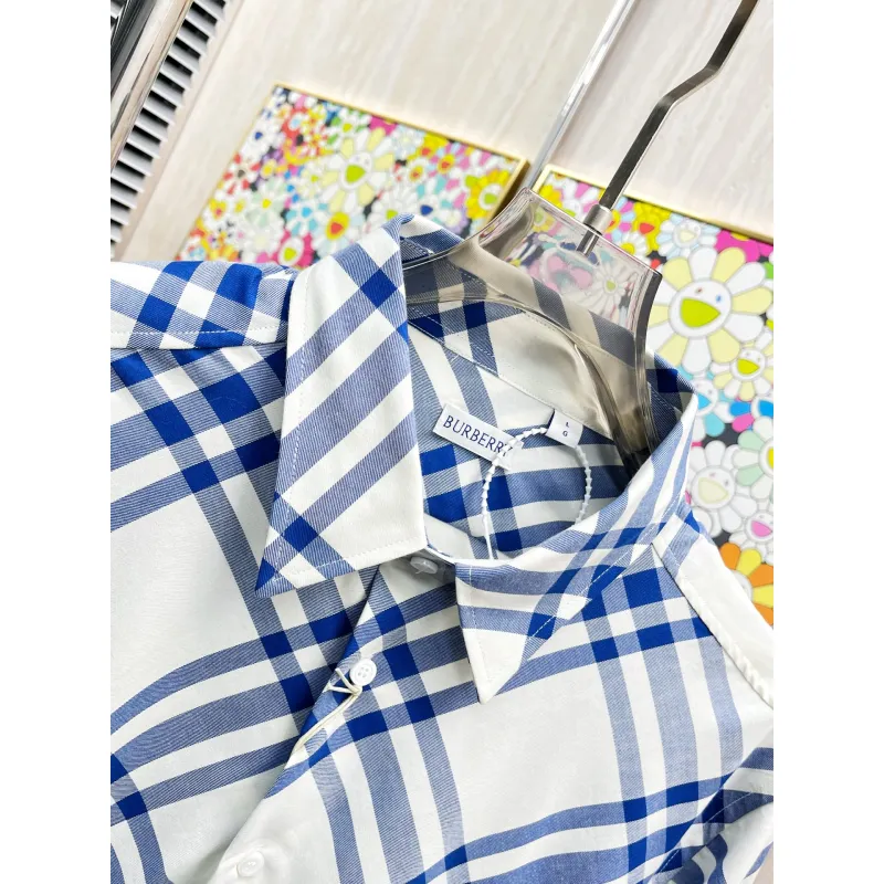 Burberry Shirts for Mens Burberry Long-Sleeved Shirts #A58482