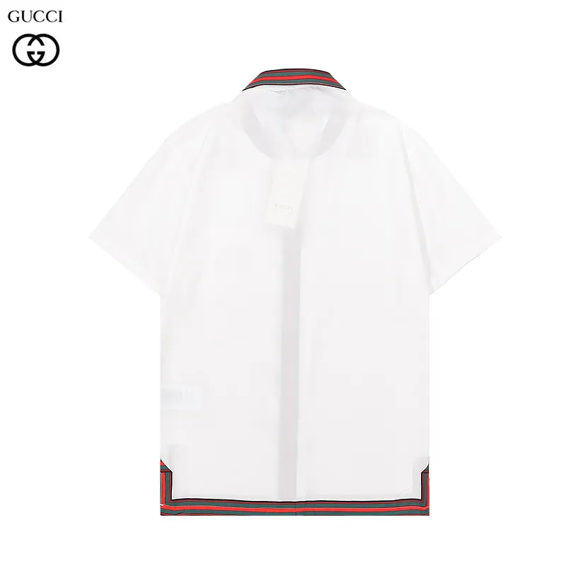 Gucci shirts for Gucci short-sleeved shirts for men #999925885 Gucci shirts for Gucci short-sleeved shirts for men #999925885