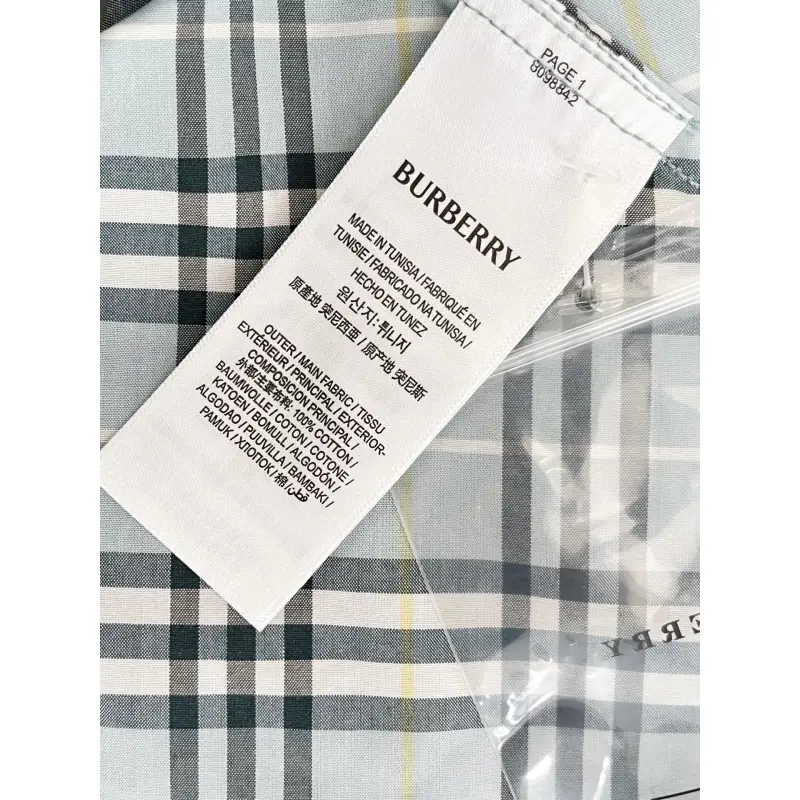 Burberry Shirts for Mens Burberry Long-Sleeved Shirts #A58491