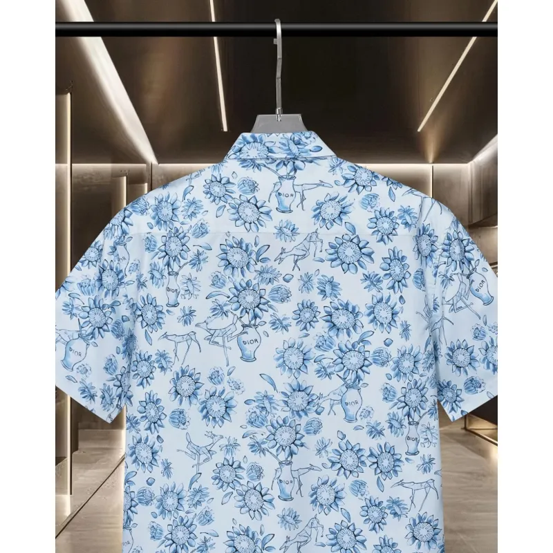 D-ior shirts for D-ior Short-sleeved shirts for men #A51489