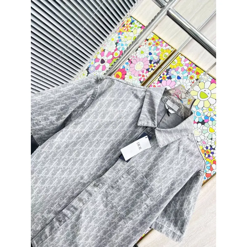 D-ior shirts for D-ior Short-sleeved shirts for men #A53176