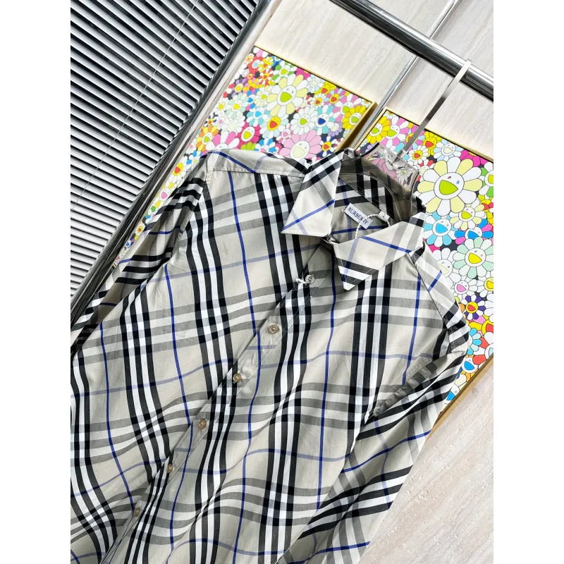 Burberry Shirts for Mens Burberry Long-Sleeved Shirts #A58485