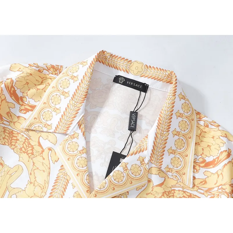 Versace Shirts for Versace Shorts-Sleeveds Shirts For Men #999931865