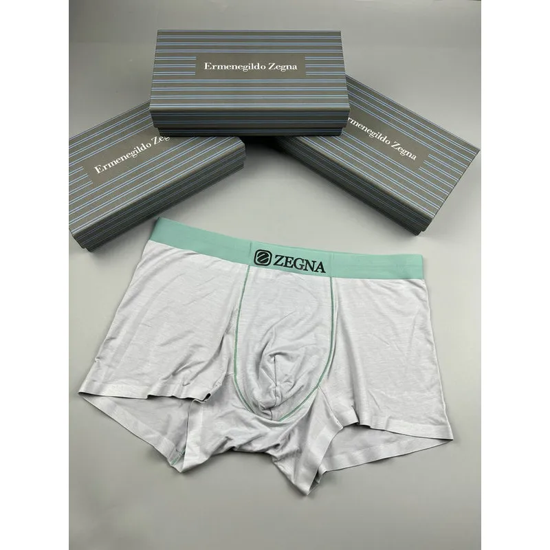 ZEGNA Underwears for Men Soft skin-friendly light and breathable (4PCS)  #A37465