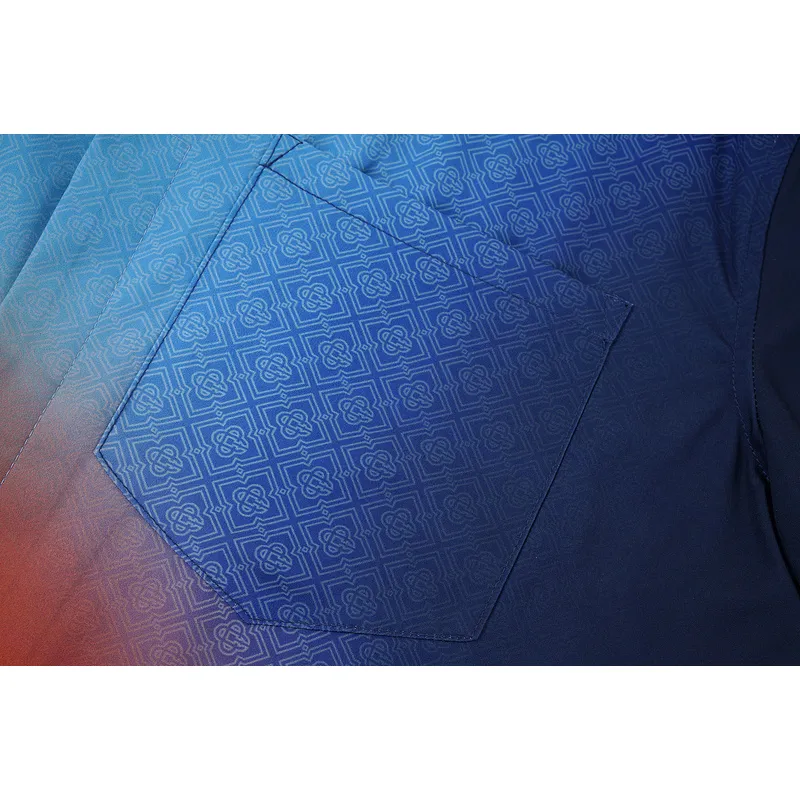 Casablanca Shirts Gradient Silk Short Sleeve Shirt #A53732