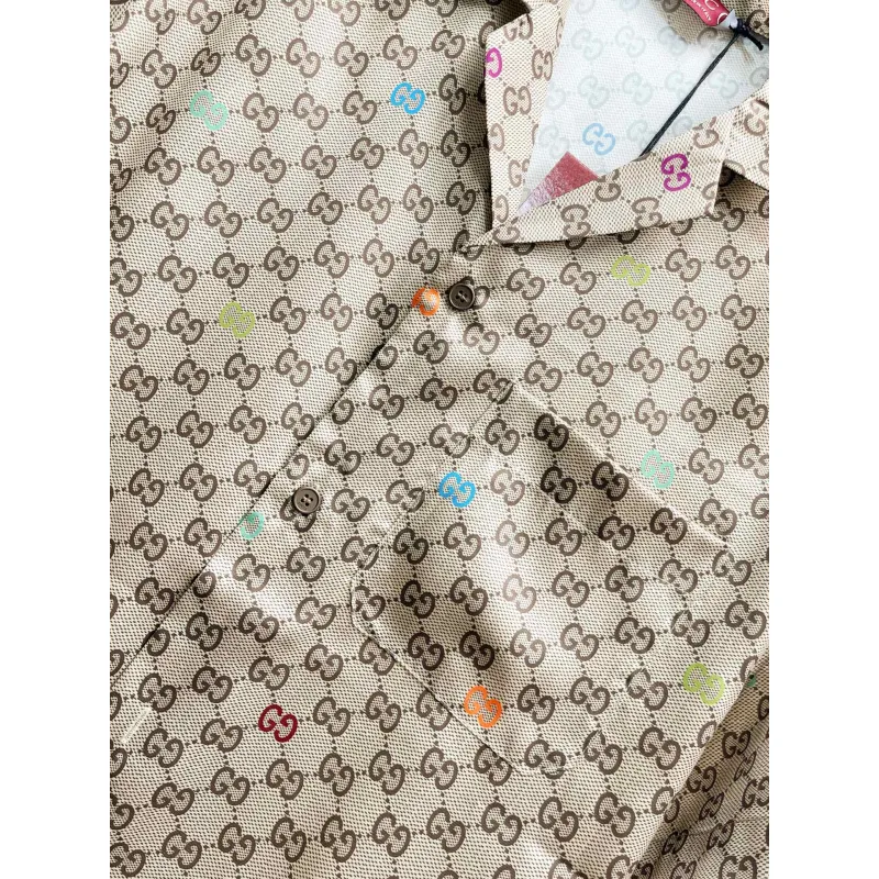 Gucci shirts for Gucci short-sleeved shirts for men #A53174 Gucci shirts for Gucci short-sleeved shirts for men #A53174