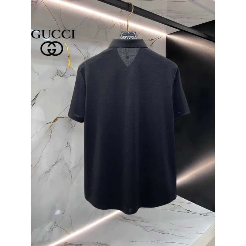 Gucci shirts for Gucci short-sleeved shirts for men #A65070 Gucci shirts for Gucci short-sleeved shirts for men #A65070
