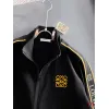 Loewe Inspired Black Tracksuit Set with Gold Accents #A54388