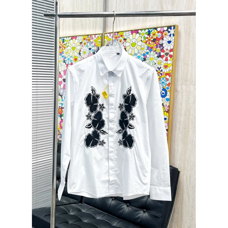 Alexander McQueen Shirts for Alexander McQueen Long-Sleeved Shirts for men #A58451