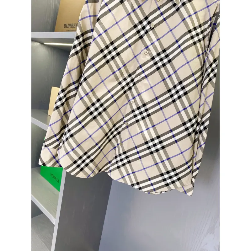 Burberry Shirts for Burberry Mens AAA+ Burberry Long-Sleeved Shirts #A58523