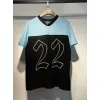 Amiri Red and Black Number 22 Mesh Jersey and Shorts Two Piece Set for Men #A54243