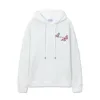 Off - White Black Hoodie With Colorful Butterfly And Arrow Graphic #A54447