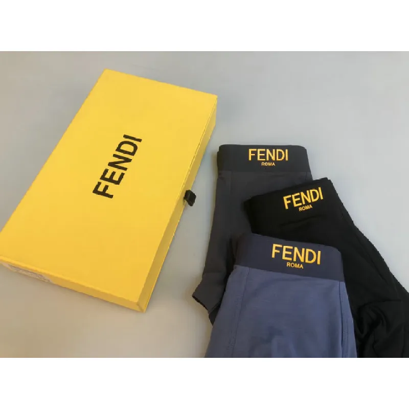 Fendi Underwears for Men Soft skin-friendly light and breathable (3PCS) #A37480