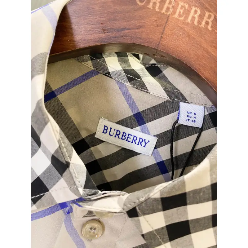 Burberry Shirts for Burberry Mens AAA+ Burberry Long-Sleeved Shirts #A58523