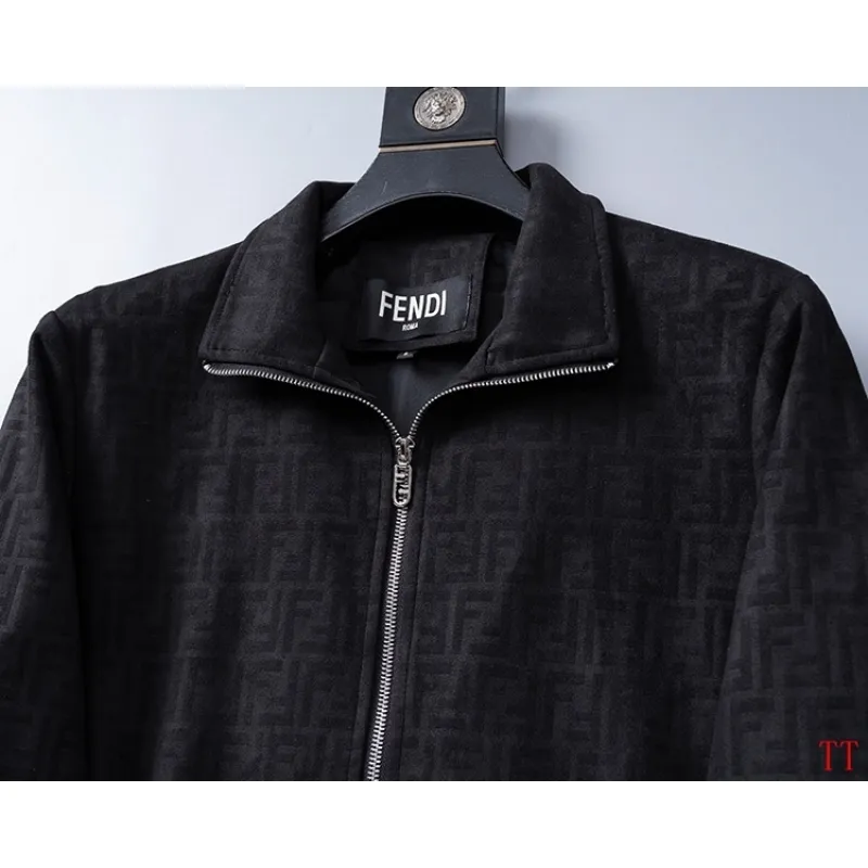 Fendi Jackets for men Black/Brown #A54704 Fendi Jackets for men Black/Brown #A54704