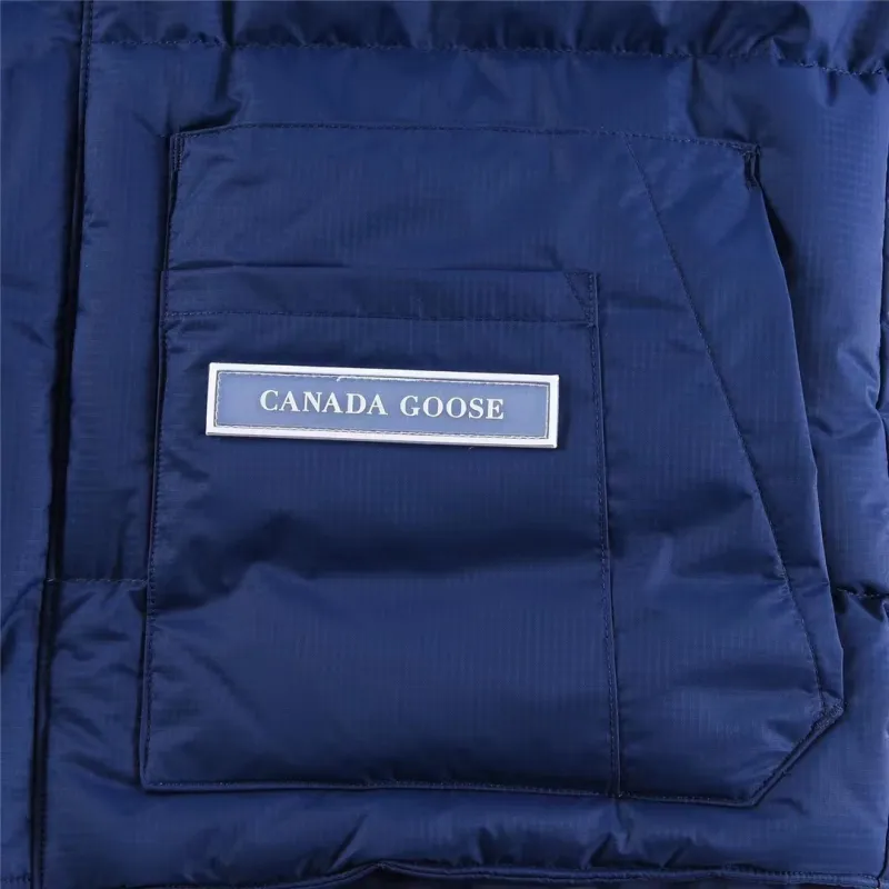 Sale Ca*Goose White Label Glacier Down Vest  Luxury Lightweight Insulated Outerwear #A57866