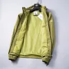 Burberry Stylish Olive Green Hooded Windbreaker Jacket with Brand Detailing #A54305