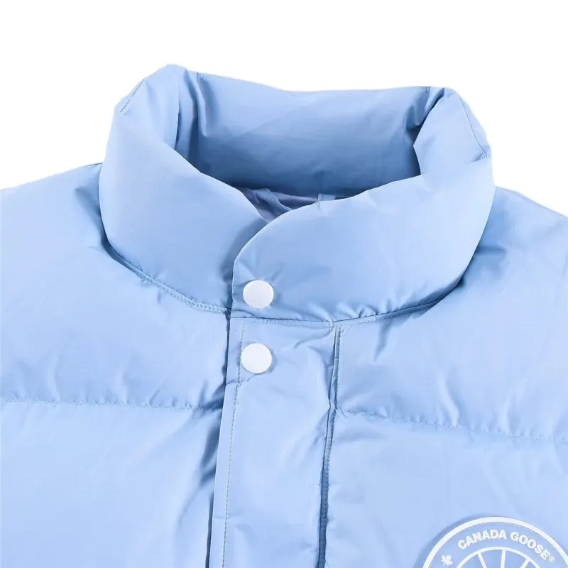 Sale Ca*Goose White Label Glacier Down Vest  Luxury Lightweight Insulated Outerwear #A57863