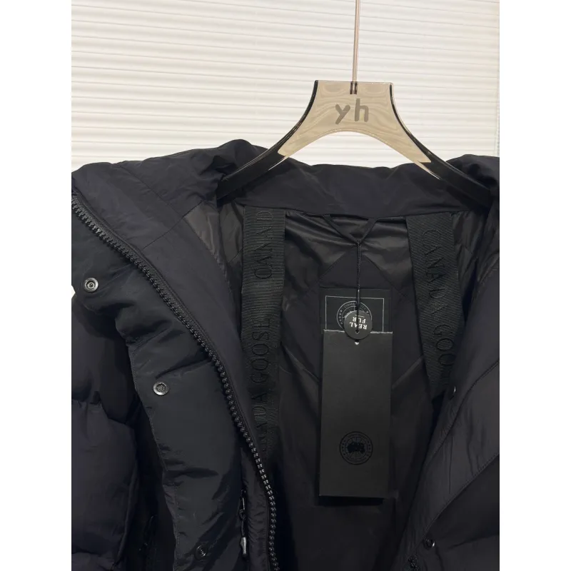 Ca*Goose Hooded Down Jacket Lightweight Quilted Design with Contrast Accents Luxury Winter Insulated Outerwear for Men/Women #A57868