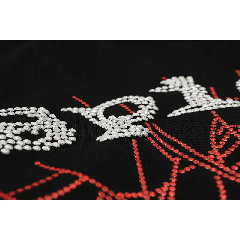 Sp5der Hoodies for MEN Black #A50435 Sp5der Hoodies for MEN Black #A50435