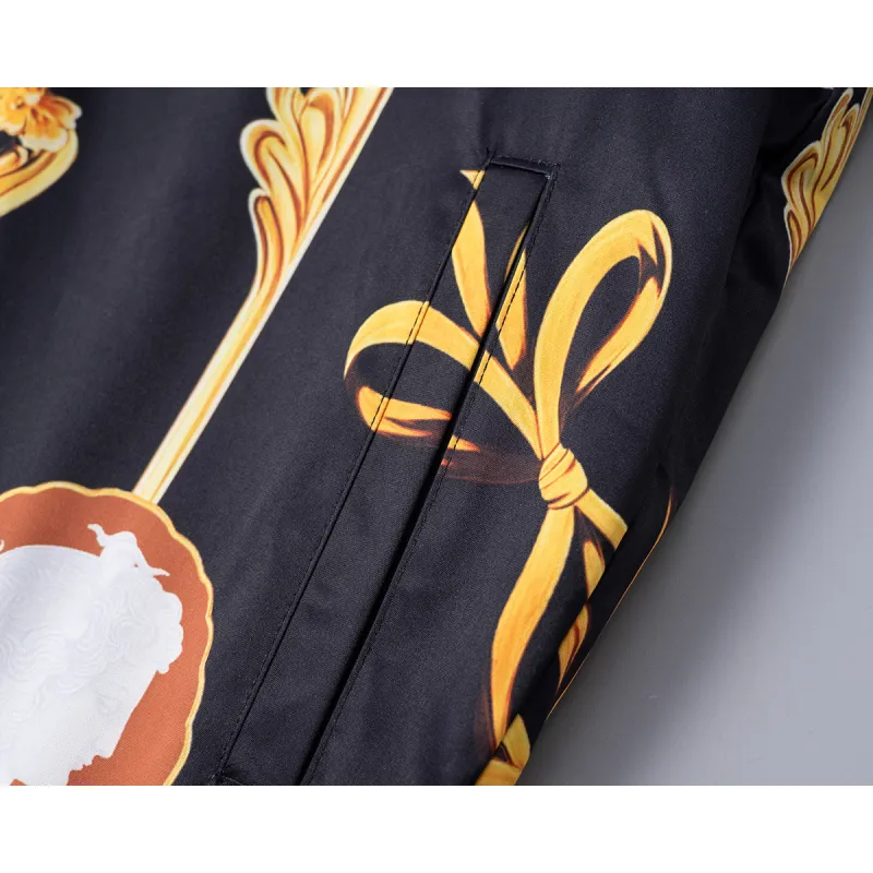 Versace Mens Baroque  Printed Hooded Jacket #A54237