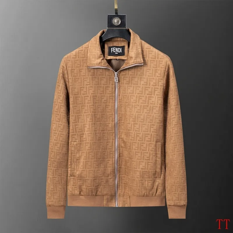 Fendi Jackets for men Black/Brown #A54704 Fendi Jackets for men Black/Brown #A54704