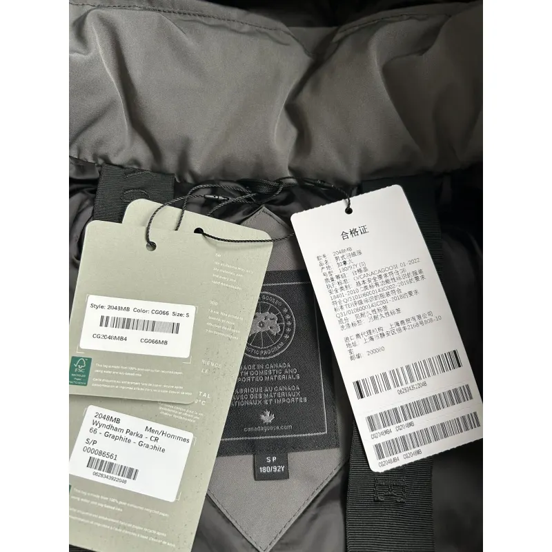 Ca*Goose E2048MB Wyndham Down Jacket Grey #A58925