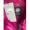 Ca*Goose Black logo Cypress Puffer Series Fitted Solid Color Glossy High Neck Sleeveless Windproof Down Jacket #A57848