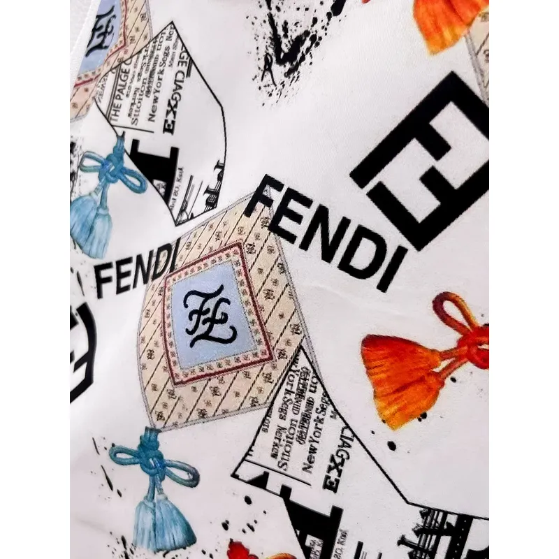 Fendi Designer Floral   Logo Print Windbreaker - Unisex Sun Protection Jacket #A53154