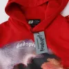 Godspeed Red/Black Hoodie With Hollywood Graphic And Intricate Back Design #A54413