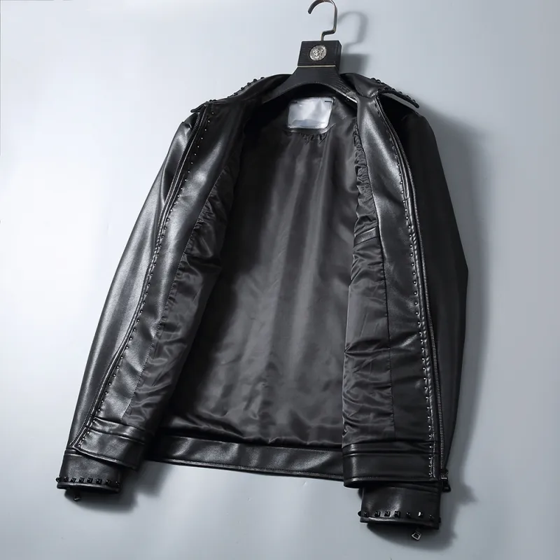 Balmain Leather Jackets for Men #A42435