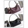 Prada Galleria Soft Shoulder Bag (2 Colors) – Burgundy/Black Leather with Gold-Tone Triangle Logo & Convertible Strap #A59180