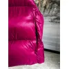 Ca*Goose Black logo Cypress Puffer Series Fitted Solid Color Glossy High Neck Sleeveless Windproof Down Jacket #A57848