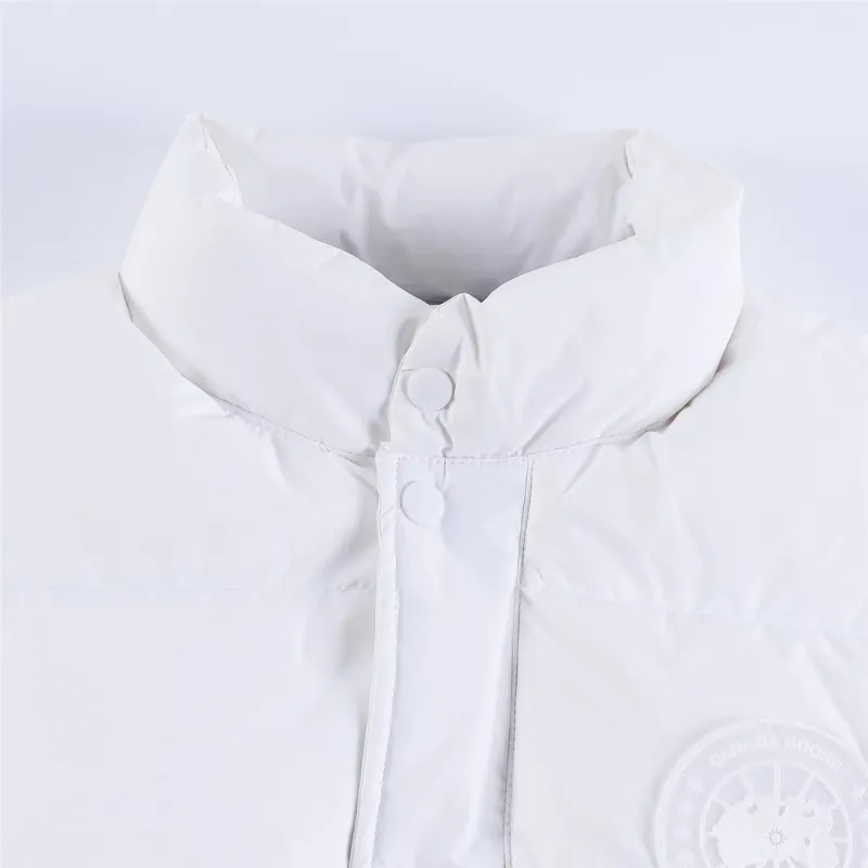 Sale Ca*Goose White Label Glacier Down Vest  Luxury Lightweight Insulated Outerwear #A57865