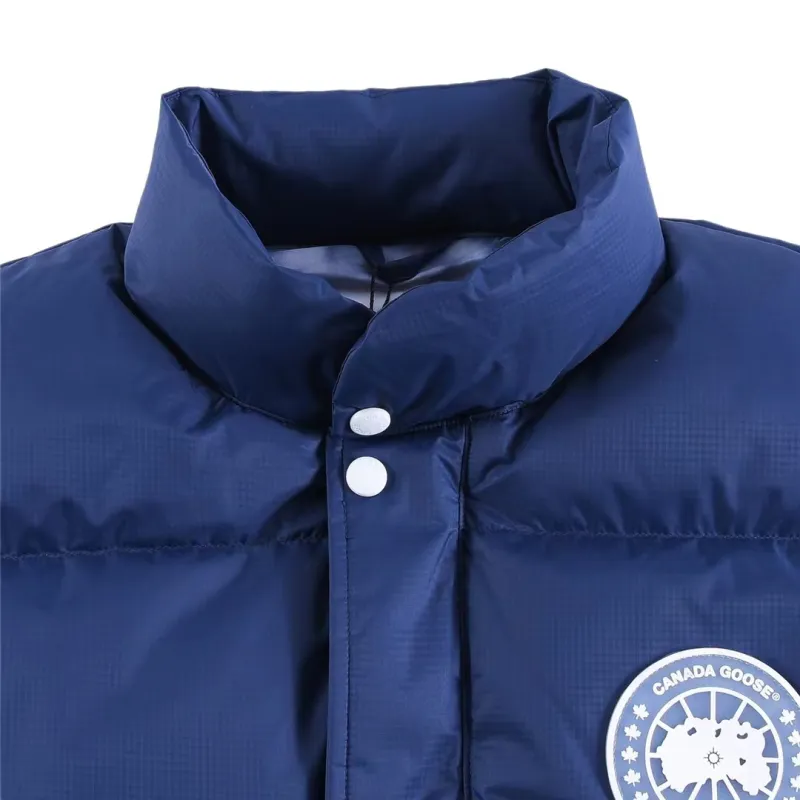 Sale Ca*Goose White Label Glacier Down Vest  Luxury Lightweight Insulated Outerwear #A57866