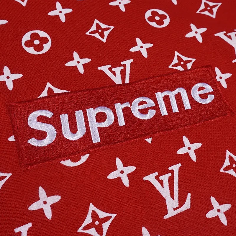 Supreme LV Hoodies for Men Women in Red coffee #99117748 Supreme LV Hoodies for Men Women in Red coffee #99117748