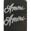 AMIRI Black Hoodie With Signature Script Logo For Timeless Streetwear Style #A54290