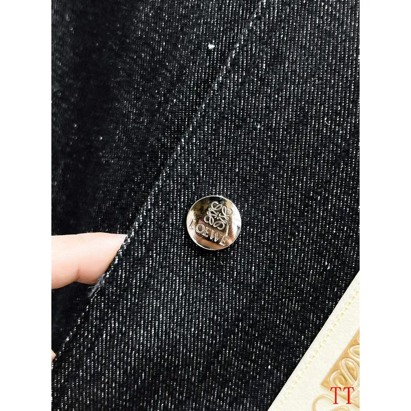 Loewe Denim Designer Jacket Black/Blue #A53771