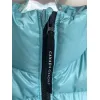 Ca*Goose Black logo Cypress Puffer Series Fitted Solid Color Glossy High Neck Sleeveless Windproof Down Jacket #A57852